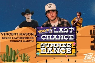 100.7 The Tiger Presents: Last Chance Summer Dance W/ Vincent Mason