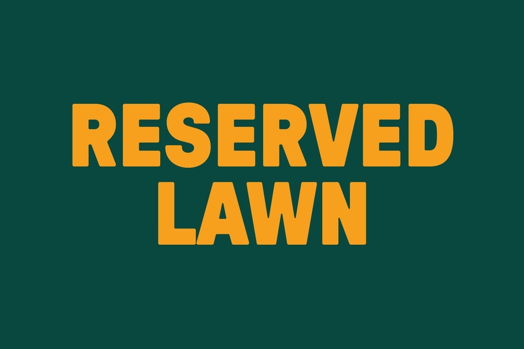 Reserved Lawn- Toto - NOT A CONCERT TICKET