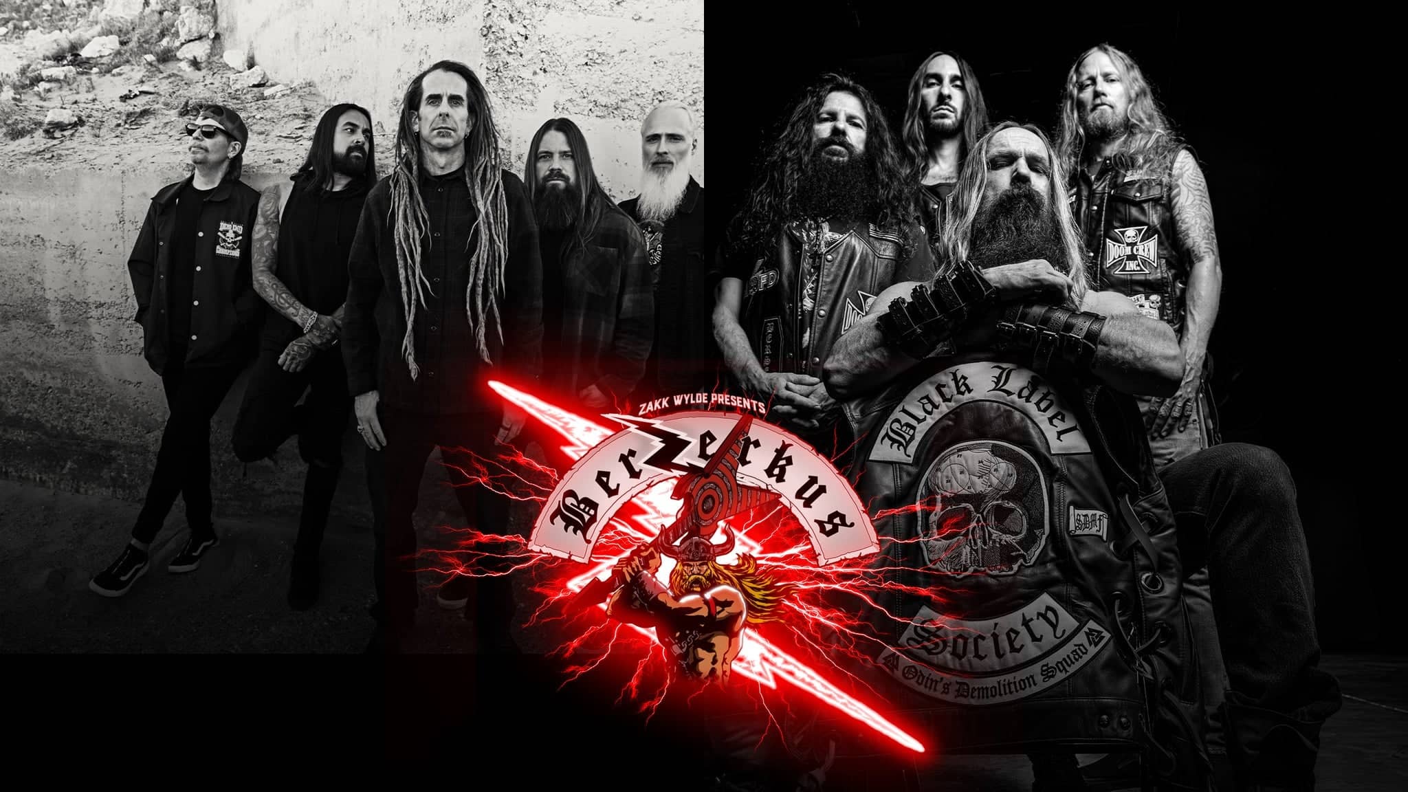Berzerkus ft Lamb of God, Black Label Society, Down & more